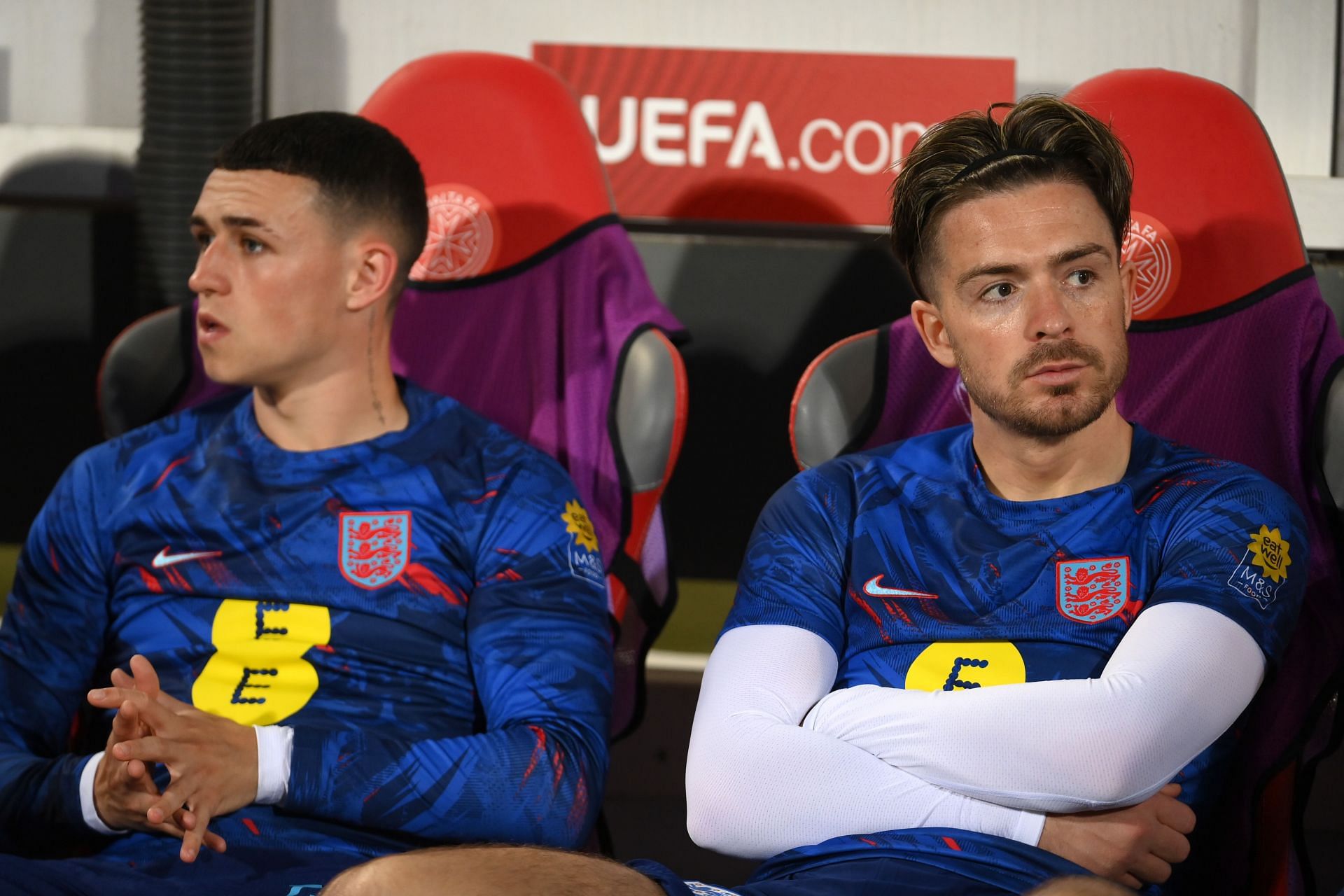 Jack Grealish (right) failed to get a response from Zoppa.